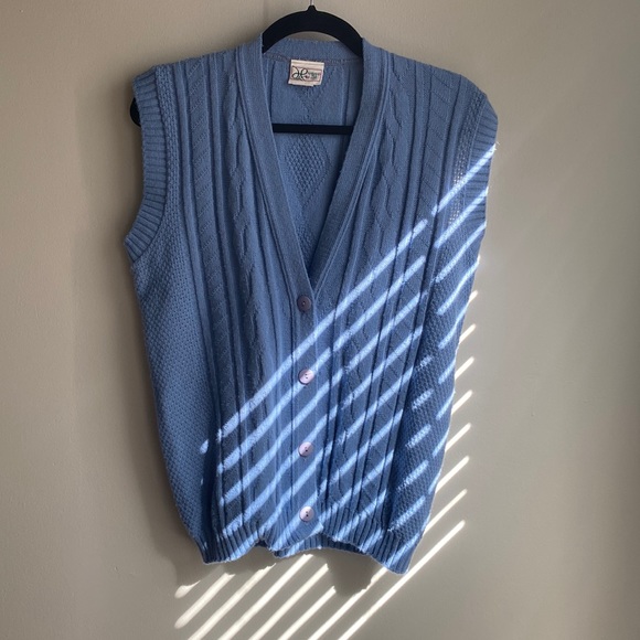 Vintage Sweaters Vintage Knit Sweater Vest Poshmark